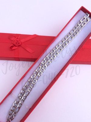 collares y cadenas con cajita de regalo acero quirugico joyas y accesorios