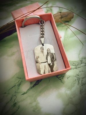 joyas y accesorios personalizados con fotograbado grabacion laser Uruguay