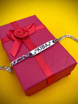 manilla pulseras acero quirurgico grabadas personalizadas con laser Uruguay